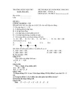 Bài soạn Đề Toán 6 (Bộ 4 đề có đáp án)