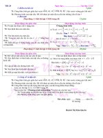 Bài giảng Hệ trục tọa độ trong không gian Tiết 27 - 28