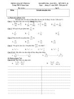 kiểm tra đại số chương II co đáp án nè