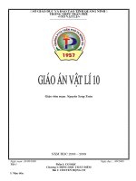 Giáo an HKI lop 10 cb( đầy đủ)