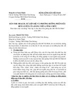 Gián án Bài thu hoạch học tập và làm theo HCM