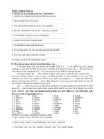 Tài liệu Revision Unit 11