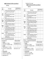 Phieu xep loai gio day