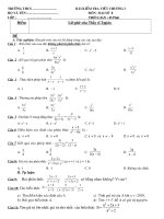 ĐỀ KIỂM TRA CHƯƠNG II - ĐS8(4 ĐỀ)
