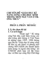 chuyên đề kỹ năng sống