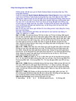 Bài soạn Chọn tài năng toán học NDSU