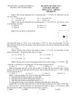 Đề kiểm tra vật lý 12 -2010.2011-trunggqnsl