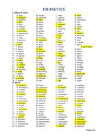 Gián án BTTN nhiều chủ đề