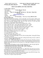 Bài giảng báo cáo thông tin nhà trường