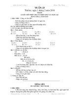 Gián án buoi 2 lop 2 tuan 23