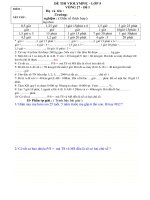 Bài giảng ĐỀ THI VÀ ĐÁP ÁN VIOLYMPIC-Lớp 5-V27/2009-2010