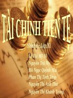 THỊ TRƯỜNG CHỨNG KHOÁN VIỆT NAM TRONG THỜI GIAN gần đây 