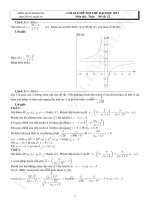 LỜI GIẢI ĐỀ THI TOÁN 2011 - ĐỀ SỐ 12