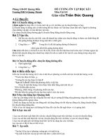 ĐỀ CƯƠNG ÔN TẬP VL 8 HKI 2010-2011