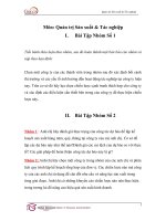 Bài giảng Đề bài tập nhóm