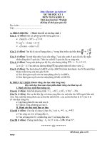 Toán 11 Đề thi HK I số 3