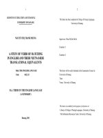 A study of verbs of matching in english and their vietnamese translational equivalents 