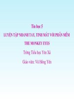 Luyện tập nhanh tay, tinh mắt với phần mềm The Monkey Eyes