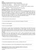 Gián án dạy thêm Tiếng Anh 9