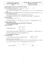 Bài soạn Đề kiểm tra Học kì 1 - Toán 10 - đề số 4