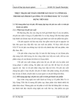 THỰC TRẠNG KẾ TOÁN CHI PHÍ SẢN XUẤT VÀ TÍNH GIÁ THÀNH SẢN PHẨM TẠI CÔNG TY CỔ PHẦN ĐẦU TƯ VÀ XÂY DỰNG TIỀN HẢI