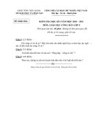 Bài giảng Giáo dục công dân 9 (HK1_2010-2011)