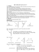 Tài liệu Đề cương ôn tập vật lý 7HKI