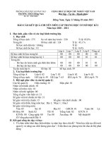 Bài giảng Báo cáo chuyên môn học kỳ 1