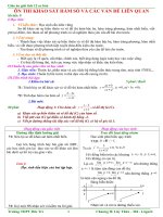 Giáo án ôn thi HKI 12 phần Khảo sát