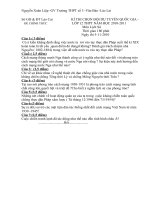 Tài liệu De thi chon doi tuyen quoc gia -Lao Cai 2010