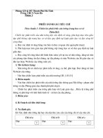 Bài soạn Phiếu đánh giá tiêu chí-Tiêu chuẩn 1-3