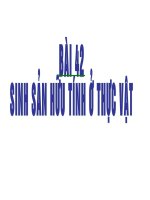 Bài 42: Sinh sản hữ tính ở thực vật