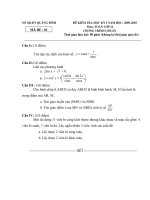 đề và đáp án của sở quảng bình 09-10