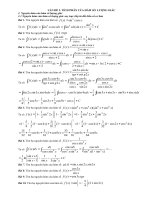 Bài giảng Tích phân hàm số lượng giác