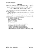 Thực trạng công tác hạch toán kế toán tại công ty cổ phần Thương mại và dịch vụ Đông Nam Á.