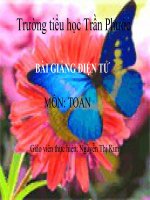 Bảng các số từ 1 đến 100.