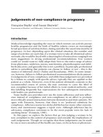 Judgements of non-compliance in pregnancy
