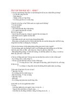 Ôn tập Sinh HKI lớp 7