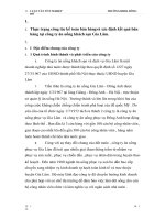 Thực trạng công tác kế toán bán hàngvà xác định kết quả bán hàng tại công ty ăn uống khách sạn Gia Lâm