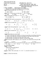 DE KTHKI + DA TOAN 8