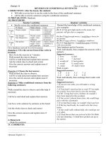 Optional English 11. Conditional