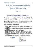 Thủ Thuật Thiết Kế Web Với Joomla 1.0x và 1.5x part 11