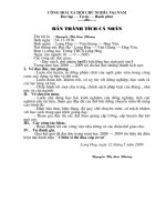 Tài liệu Bản THÀNH TÍCH CÁ NHÂN