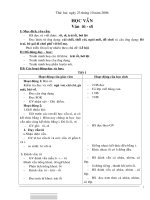 GIAO ÁN LỚP 1. CẢ NĂM. TẬP 2