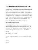 Learning DebianGNU Linux-Chapter7: Configuring and Administering Linux