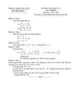 Tài liệu Đề thi HK 1 toán 8(10-11)
