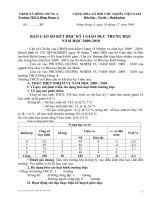 Báo cáo sơ kết KH 1