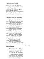 Bài giảng Poems on Thanh Hoa Quang Nam