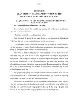 QUAN ĐIỂM VÀ GIẢI PHÁP PHÁT TRIỂN đô thị hoá nhằm góp phần xây dựng các quan điểm phát triển đô thị ở Việt Nam đến năm 2020