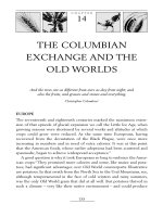 THE COLUMBIAN EXCHANGE AND THE OLD WORLDS